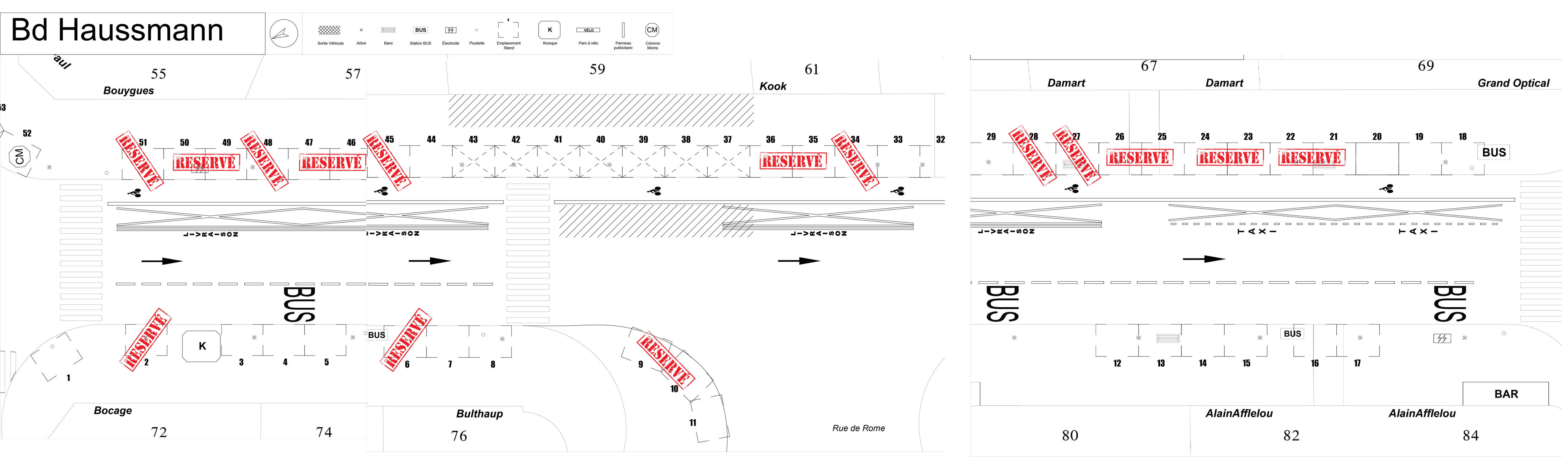 Plan Boulevard Haussmann Image