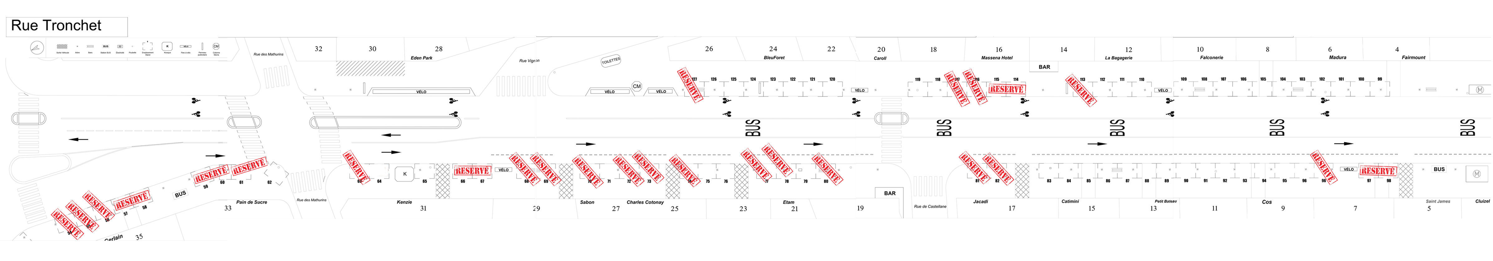 Plan Rue Tronchet Image